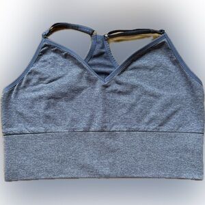 PINK Victoria's Secret Heather Blue Sports Bra